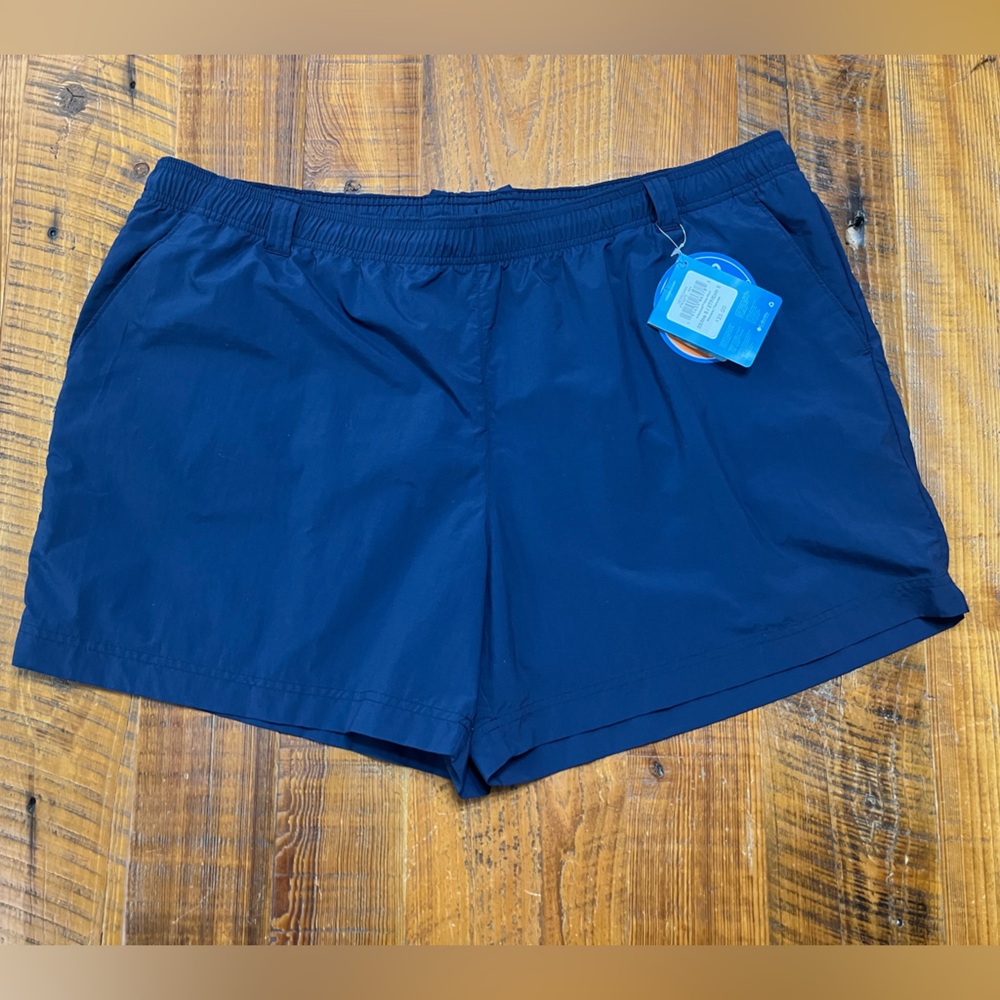 NWT Columbia Backcast Water Short Navy Blue Shorts, Size 2XL
